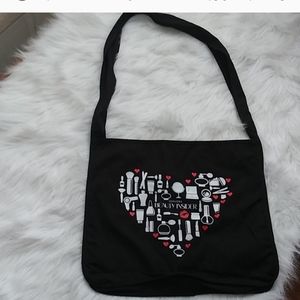 Sephora Heart Crossbody Black Tote Bag